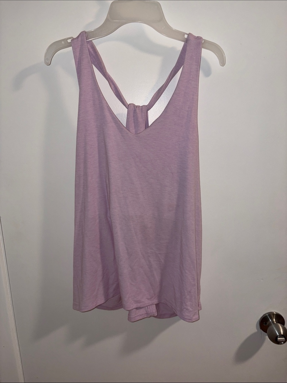Athleta Lavender Twist-Back Tank